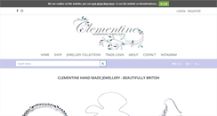 Desktop Screenshot of clementinejewellery.co.uk